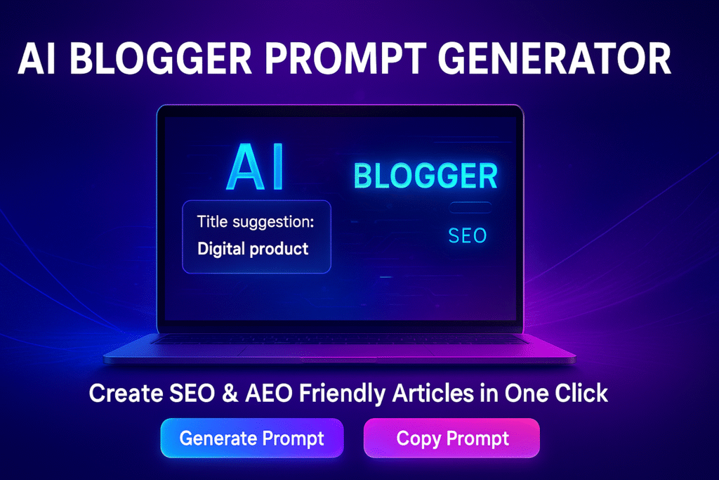 aI bLOGGER.POST GENERATER